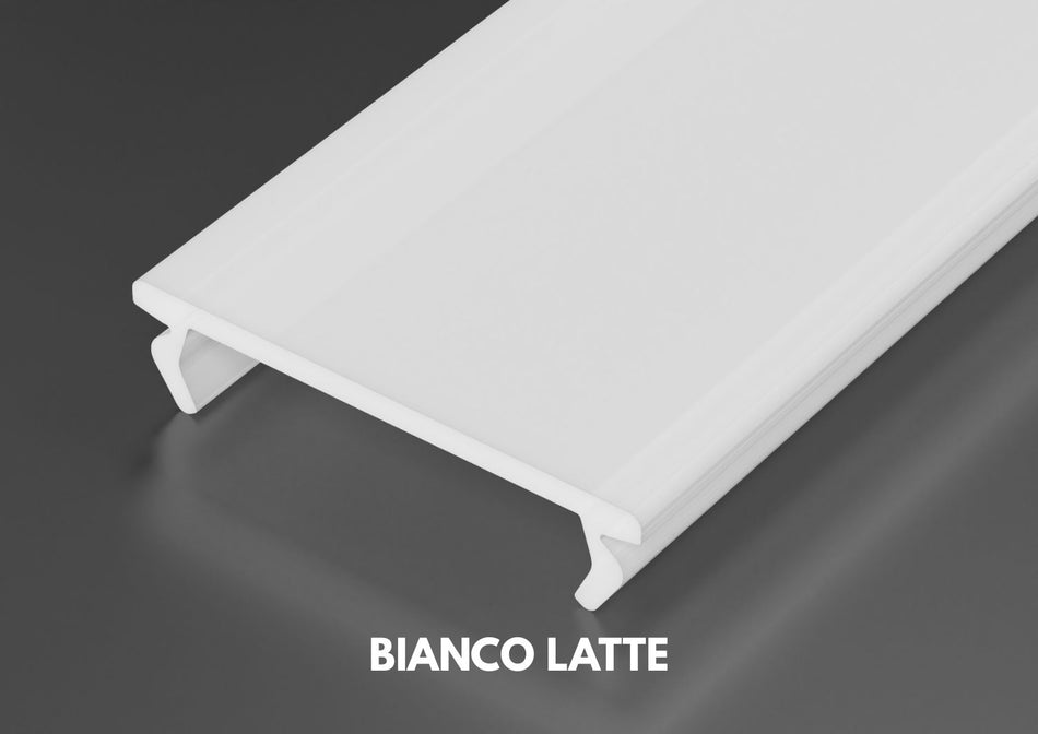 Cover Duo per profilo LED in alluminio Linea Pro