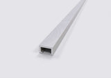 Gloss brushed aluminium trim strip. 2 m Bar