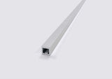 Gloss brushed aluminium trim strip. 2 m Bar