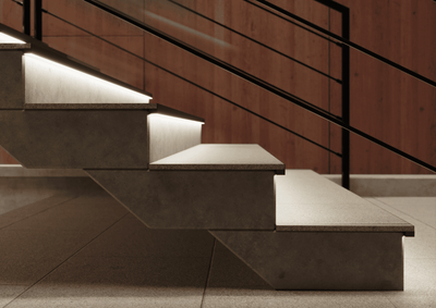 LED-Treppenprofil Mino Linea Pro aus Aluminium