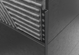 Terminal aluminium stone-effect sand profile for wall coverings. Bar 2.5 m