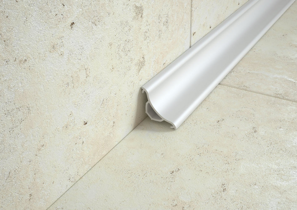 Profilo igienico rigido in PVC. Barra 2.5 m