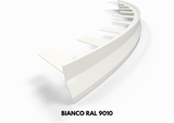Curvable ONDA aluminium drip profile for balconies and terraces. Bar 2.7 m