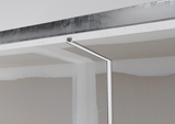 Recessed trim strip aluminium profile for LED. Bar 2.5 m
