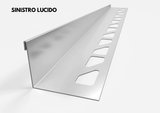 Profilo doccia pavimento per piatto doccia in acciaio inox AISI 304. Barra 1.25 m