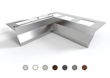 NOR aluminium drip edge profile for balconies and terraces. Bar 2.7 m