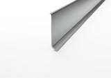 Rodapié cóncavo de aluminio. Barra de 2,5 m