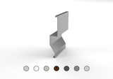 FLUX aluminium drip profile for balconies and terraces. Bar 2.7 m