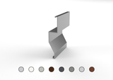 TOP aluminium drip edge profile for balconies and terraces. Bar 2.7 m