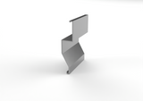 TOP aluminium drip edge profile for balconies and terraces. Bar 2.7 m