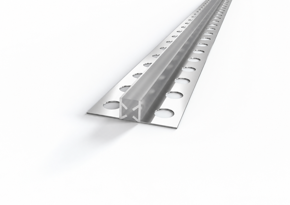 Aluminium expansion joint profile for floors