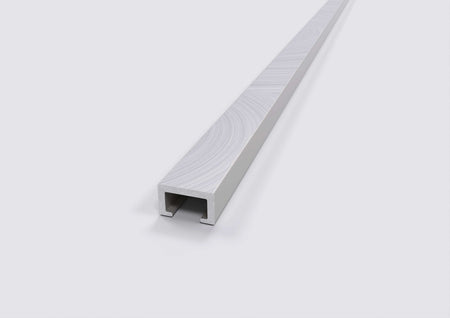 listello in alluminio spazzolato gloss neutro large