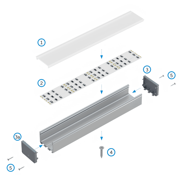 profilo led tavo passo 1
