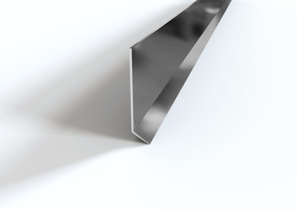 Rodapié de aluminio para suelos y paredes. Barra de 2 m