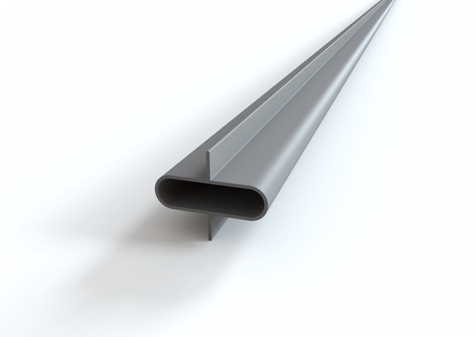 Flat PVC spacer. 2 m length