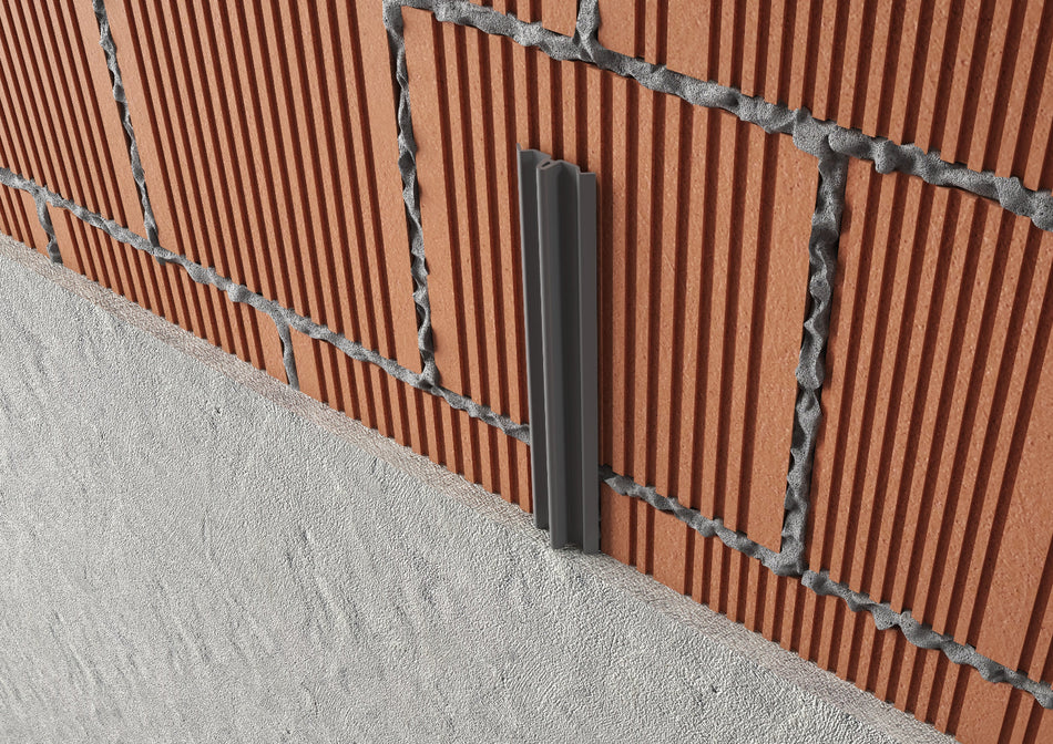 T guide PVC profile for plaster. Bar 2.8 m