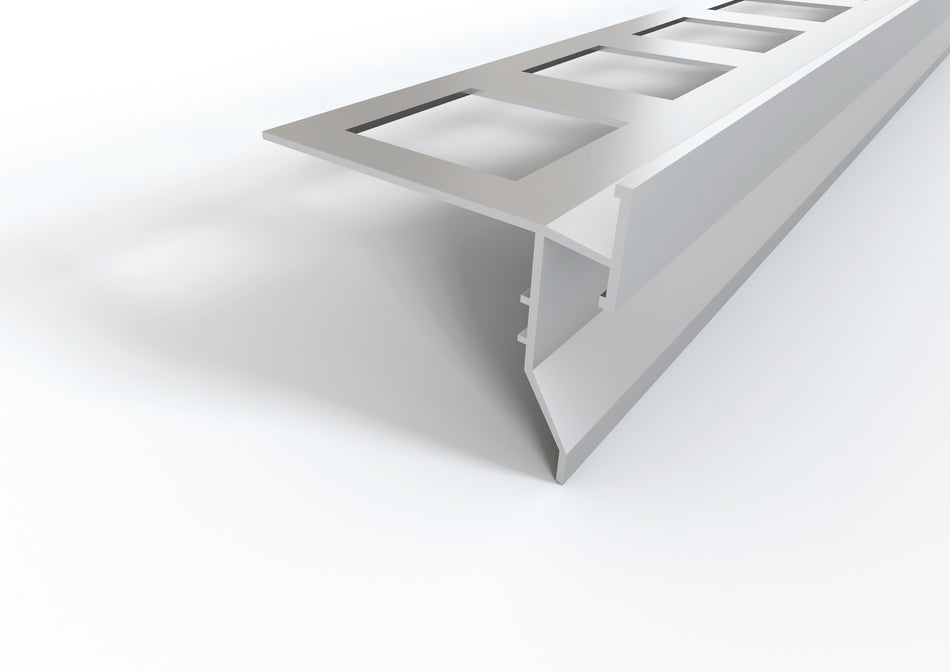 Perfil goterón TOP de aluminio para balcones y terrazas. Barra de 2,7 m
