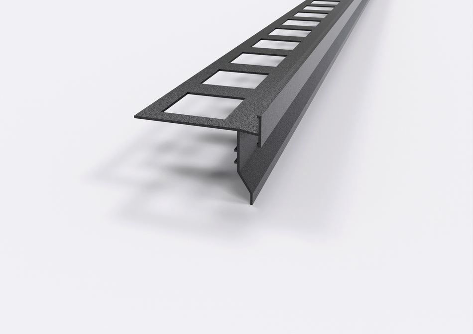 Perfil goterón TOP de aluminio para balcones y terrazas. Barra de 2,7 m