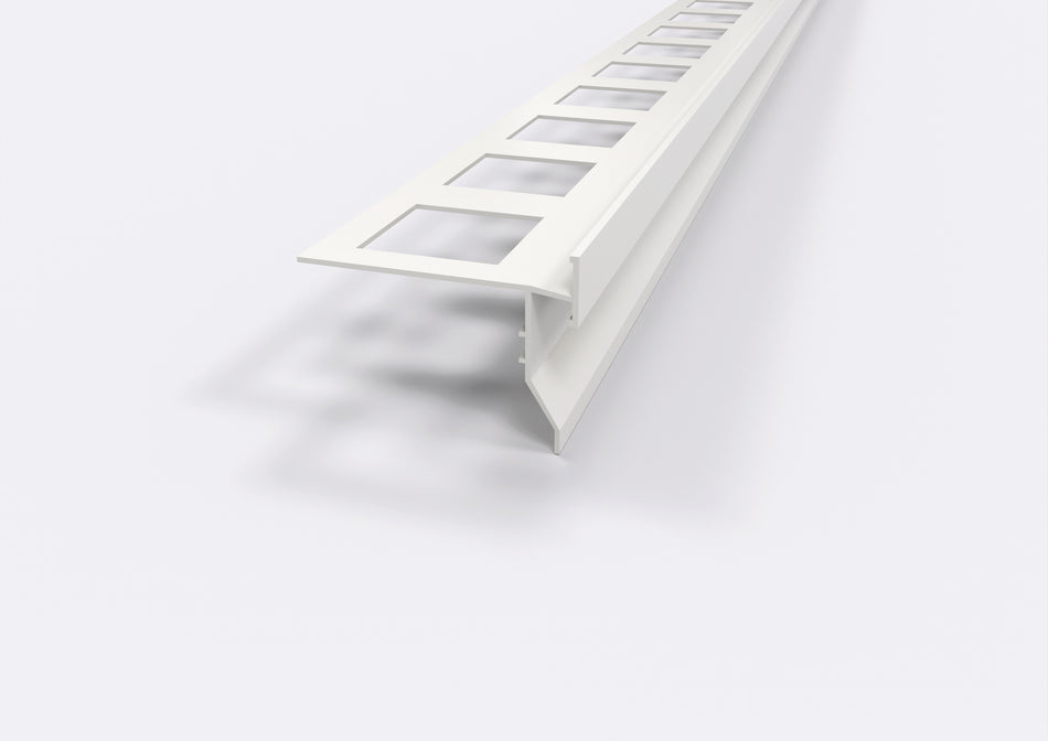 Perfil goterón TOP de aluminio para balcones y terrazas. Barra de 2,7 m