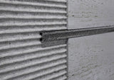 Listello Glitterato Smoke in Alluminio per Rivestimenti